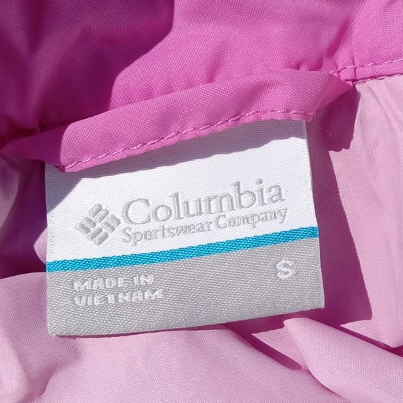 Columbia Windbreaker Hoodie Jacket womens size S Small Zip-up basic outerwear - Picture 5 of 10